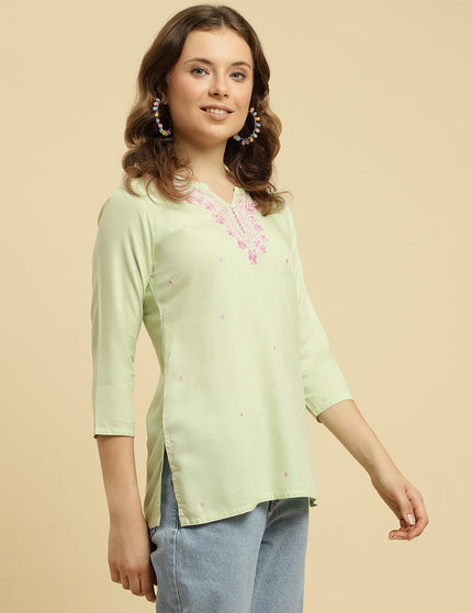 Pash Boota Short Kurti For Women