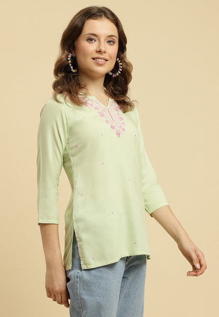 Pash Boota Short Kurti For Women