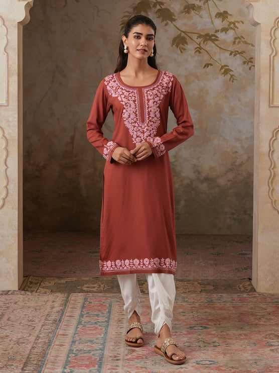 Firdousi Long Kurti For Women