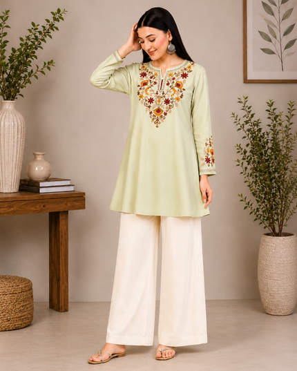 Jasmine A-Line Short Kurti For Women