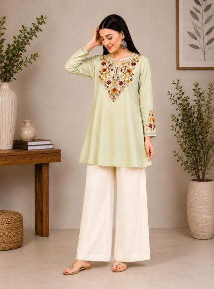 Jasmine A-Line Short Kurti For Women