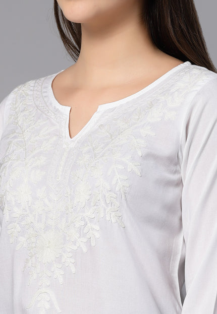 Zahra Self Aari Short Kurti For Women