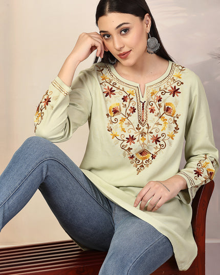Jasmine A-Line Short Kurti For Women