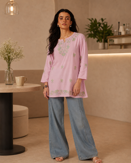 Zayesha A-line Short Kurti For Women