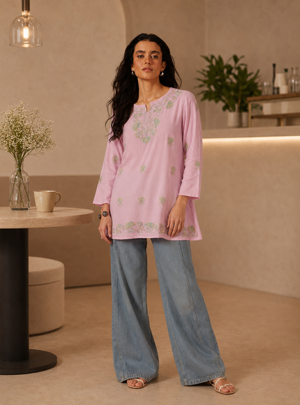 Zayesha A-line Short Kurti For Women