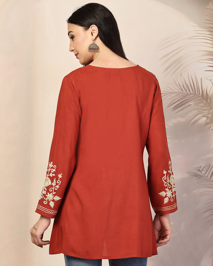 Jasmine A-Line Short Kurti For Women