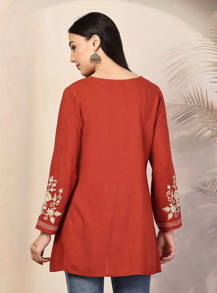 Jasmine A-Line Short Kurti For Women