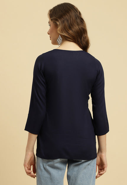 Boota Reel Short Kurti For Women