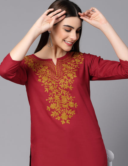 Aari Short Kurti For Women