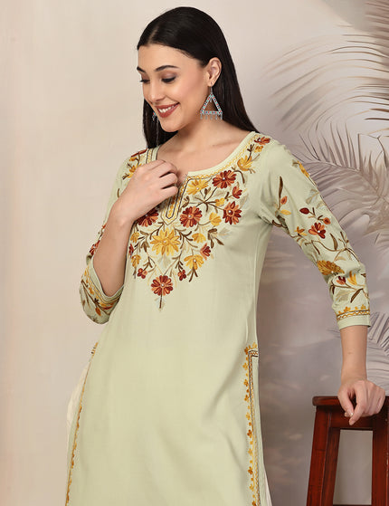 Mahnaz Aari Long Kurti For Women