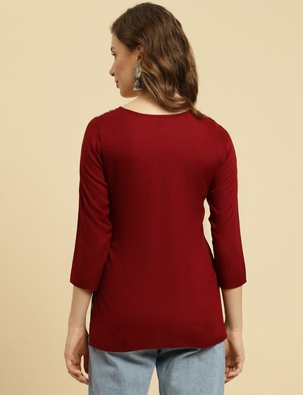 Boota Reel Short Kurti For Women