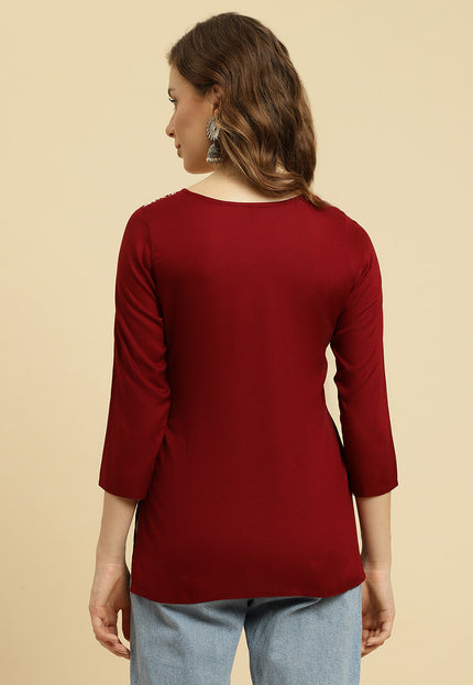 Boota Reel Short Kurti For Women
