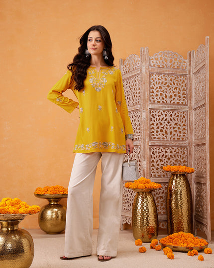 Zayesha A-line Short Kurti For Women