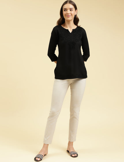 Zahra Self Aari Short Kurti For Women