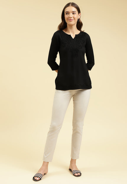 Zahra Self Aari Short Kurti For Women