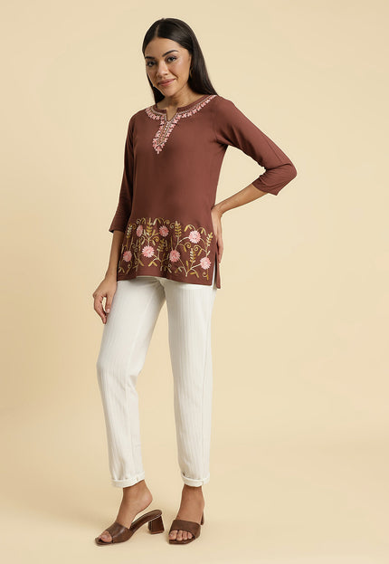 Hiba Aari Short Kurti For Women