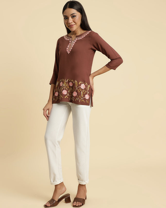 Hiba Aari Short Kurti For Women