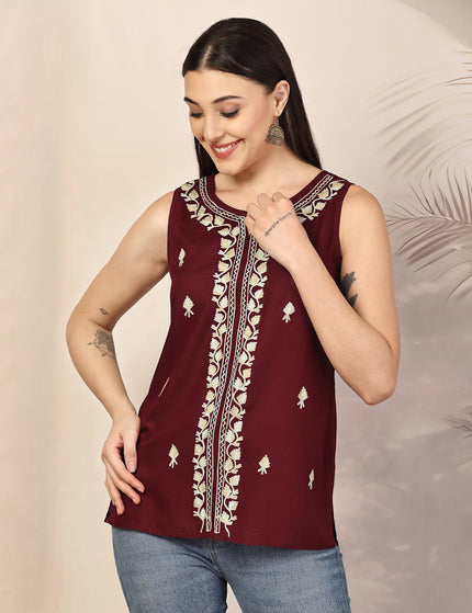 Iqra Sleeveless Kurti For Women