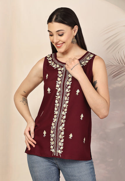Iqra Sleeveless Kurti For Women
