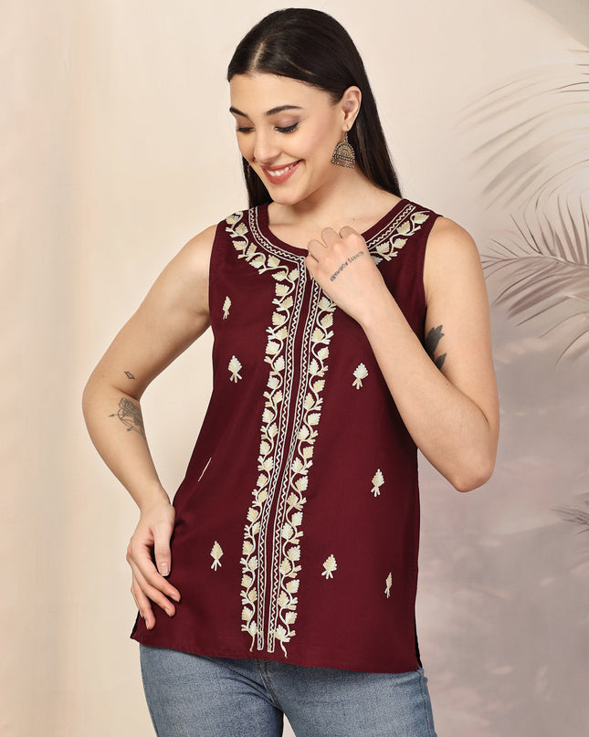 Iqra Sleeveless Kurti For Women