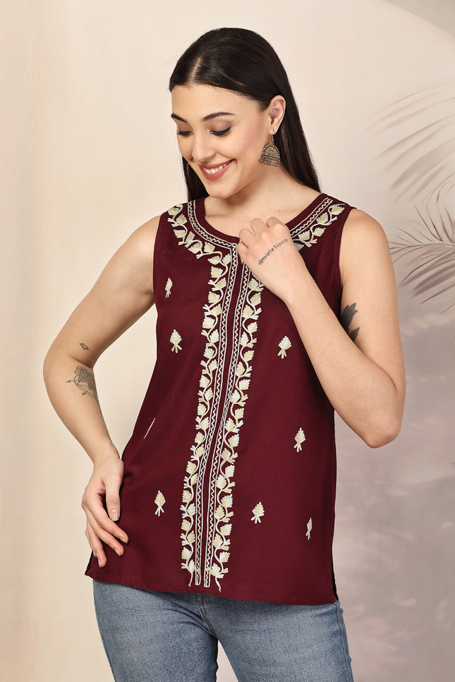 Iqra Sleeveless Kurti For Women