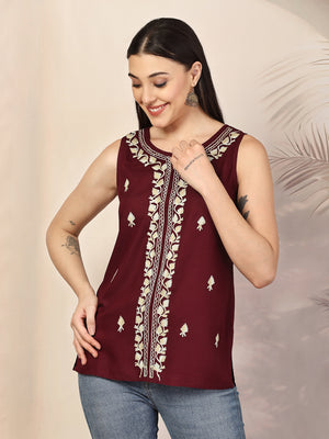 Iqra Sleeveless Kurti For Women