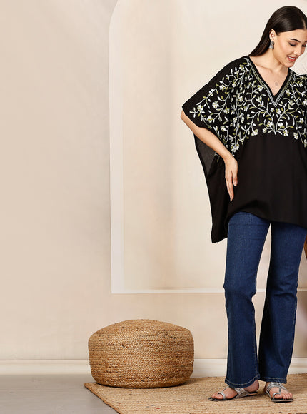 Sheen Kaftan Short Kurti For Women
