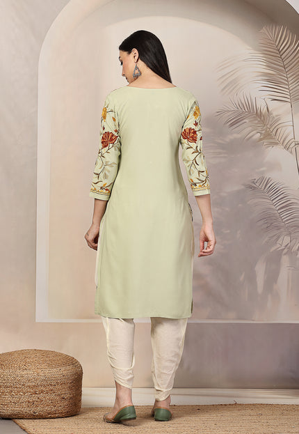 Mahnaz Aari Long Kurti For Women