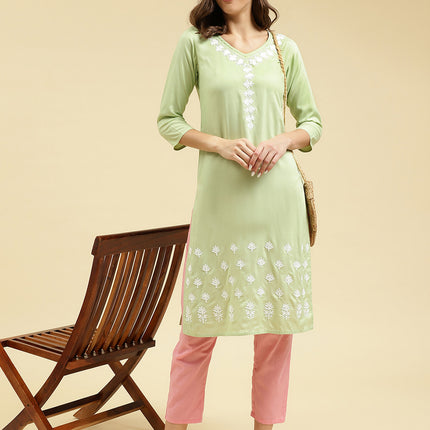 Gul Aari Long Kurti For Women