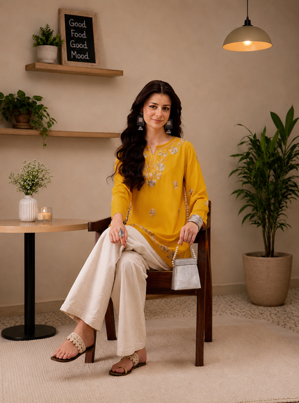 Zayesha A-line Short Kurti For Women