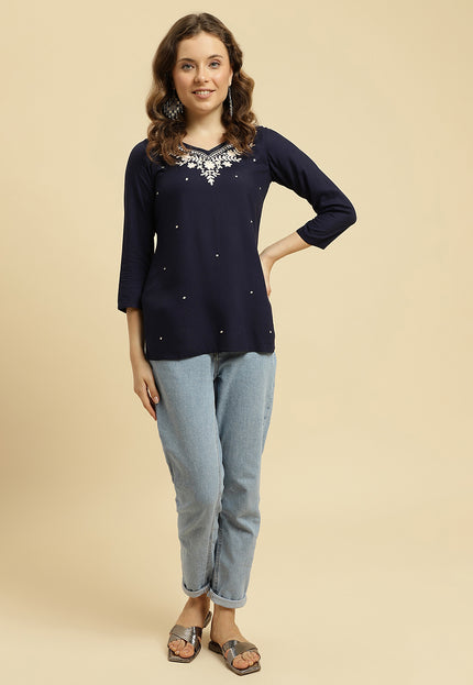 Boota Reel Short Kurti For Women