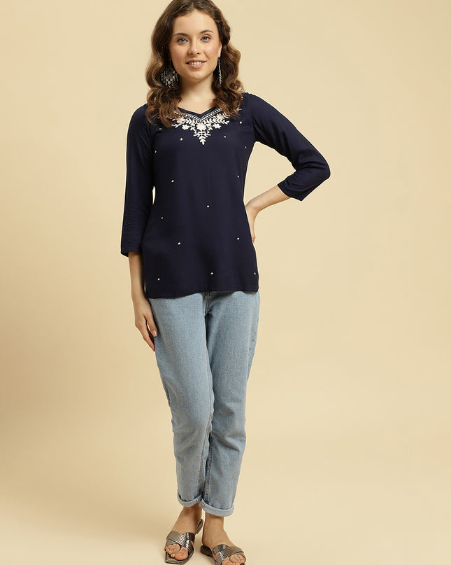 Boota Reel Short Kurti For Women