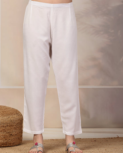 Pista Green Aari Co-Ord Set Set for Women