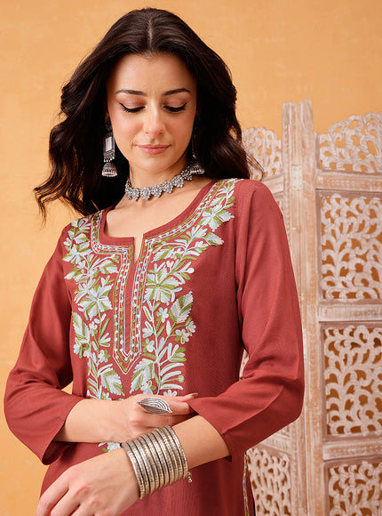 Humaira Orange Co-Ord Set For Women