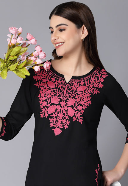 Mayra Aari Embroidered Short Kurti For Women