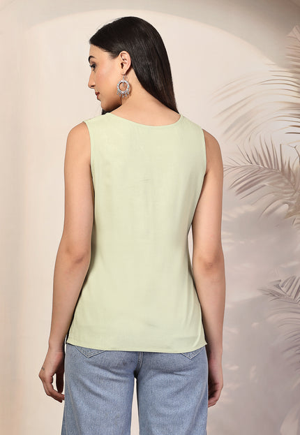 Ziana Sleeveless Short Kurti For Women