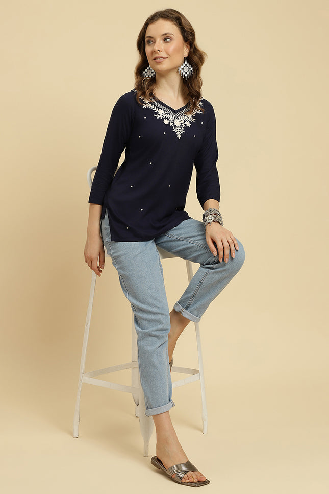 Boota Reel Short Kurti For Women