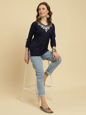 Boota Reel Short Kurti For Women