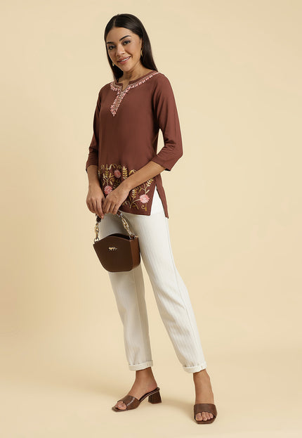 Hiba Aari Short Kurti For Women