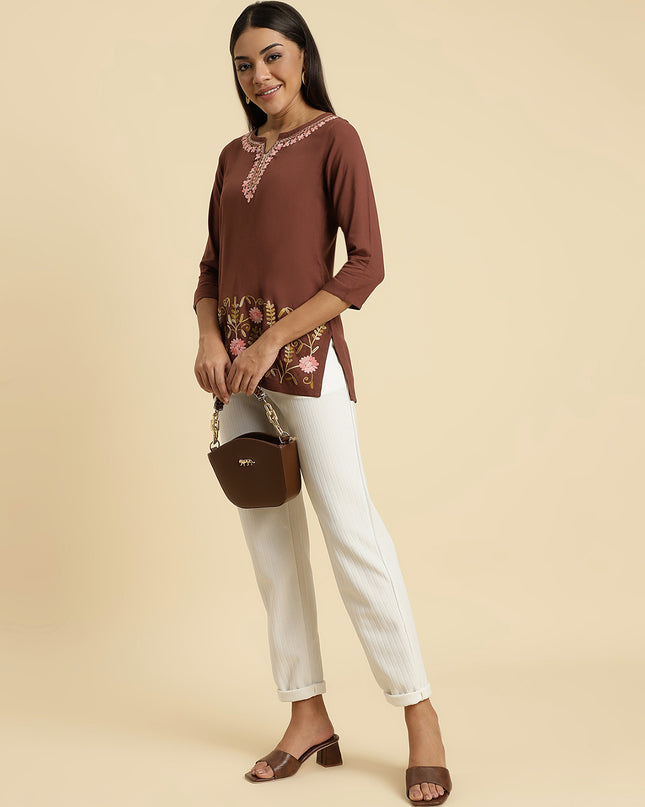 Hiba Aari Short Kurti For Women