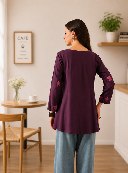Zayesha A-line Short Kurti For Women