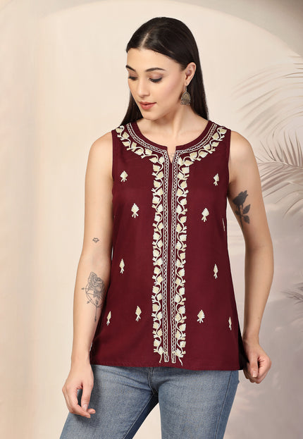 Iqra Sleeveless Kurti For Women
