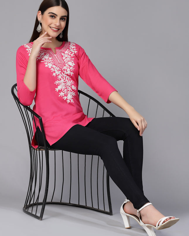 Aari Short Kurti For Women