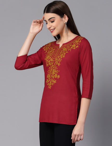 Aari Short Kurti For Women