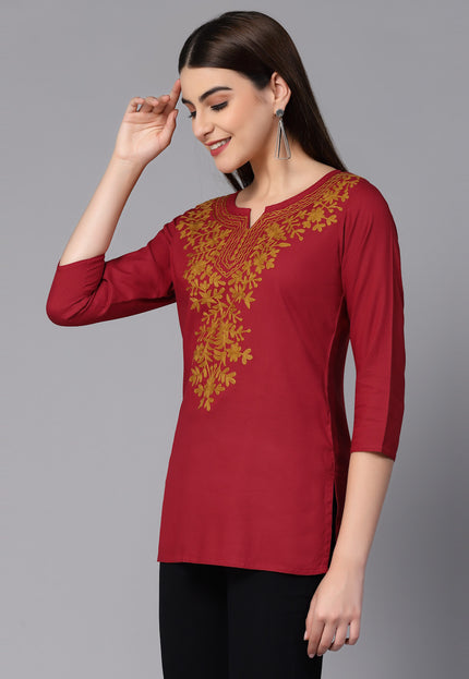 Aari Short Kurti For Women