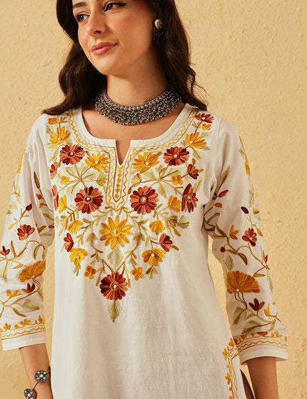 Mahnaz Aari Long Kurti For Women
