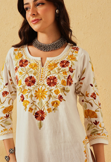 Mahnaz Aari Long Kurti For Women