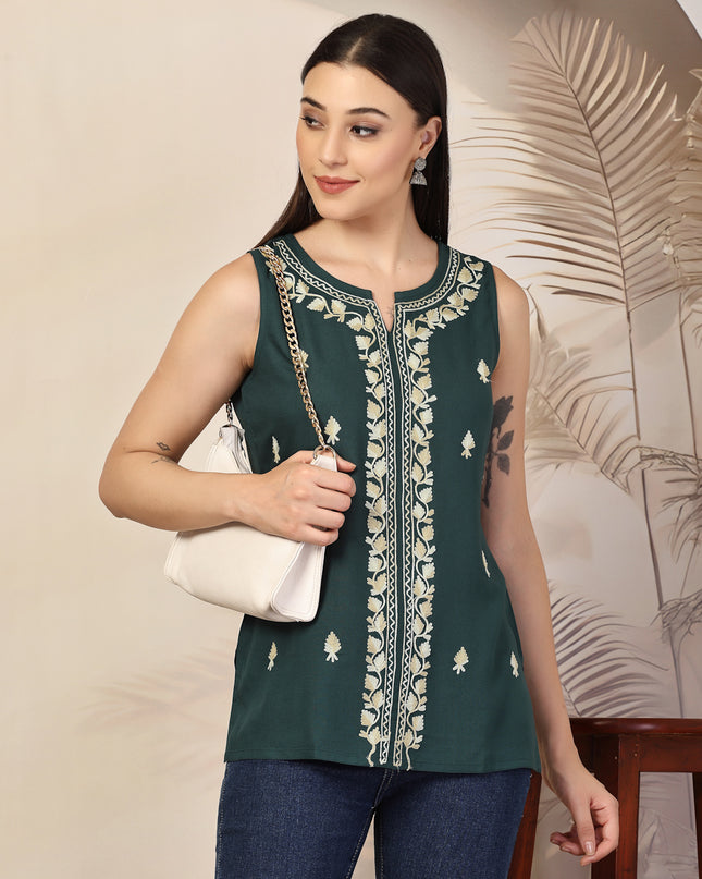 Iqra Sleeveless Kurti For Women