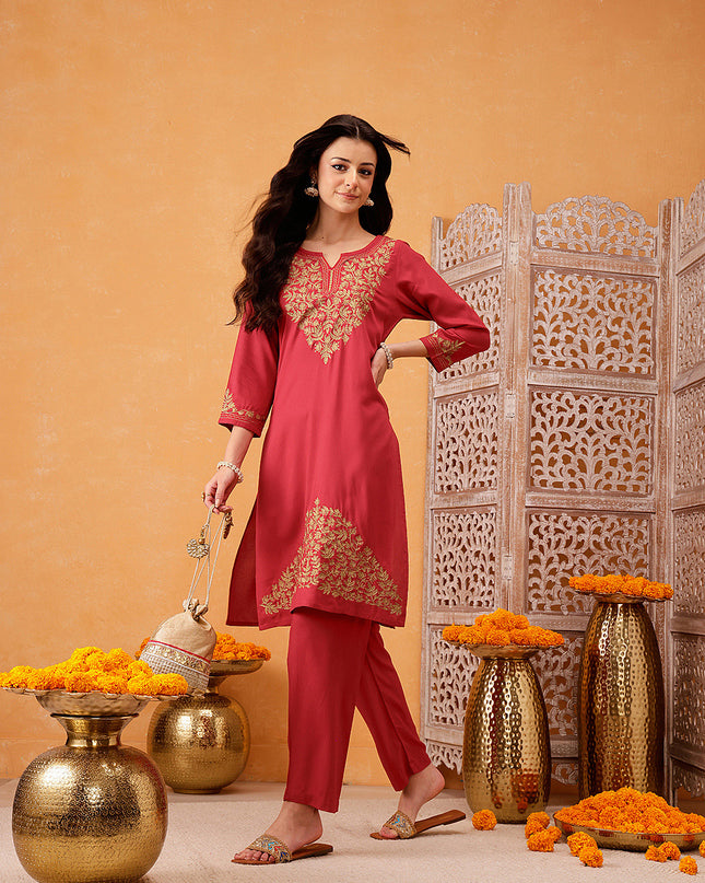 Dilnaz Zari Co-Ord Set For Women