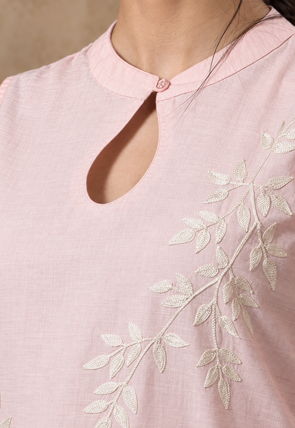 Vaani Peach & Green Farshi Set